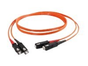 Quiktron Value Series - Patch cable - SC multi-mode (M) to SC multi-mode (M) - 3 m - fiber optic - duplex - 50 / 125 micron - 850-332-009