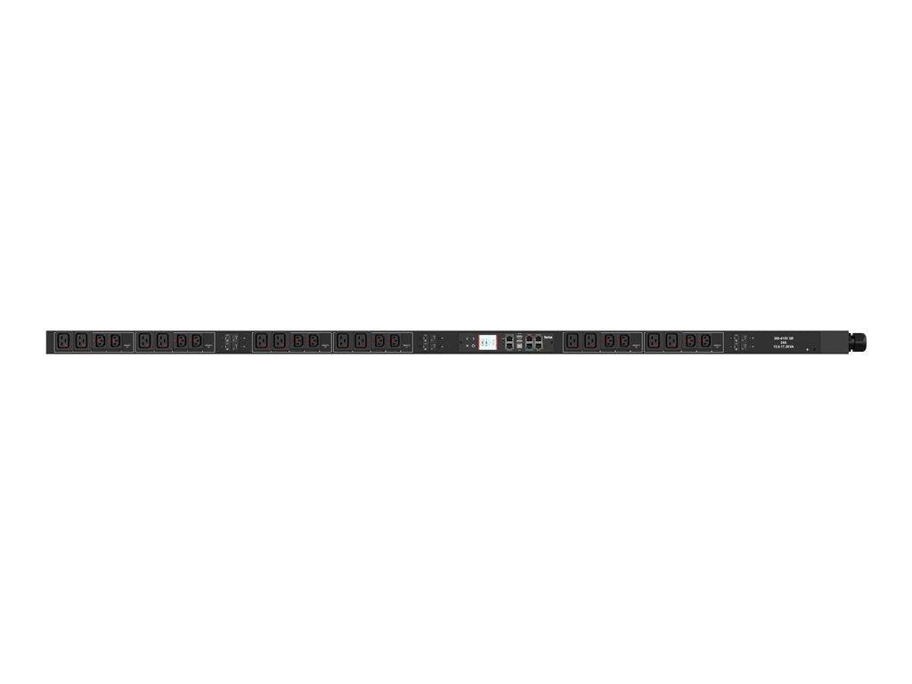 Raritan PX3-5550IU-E2V2 - Power distribution strip - AC 415 V - 17300 VA - 3-phase WYE - Ethernet 10/100/1000, RS-232, USB -