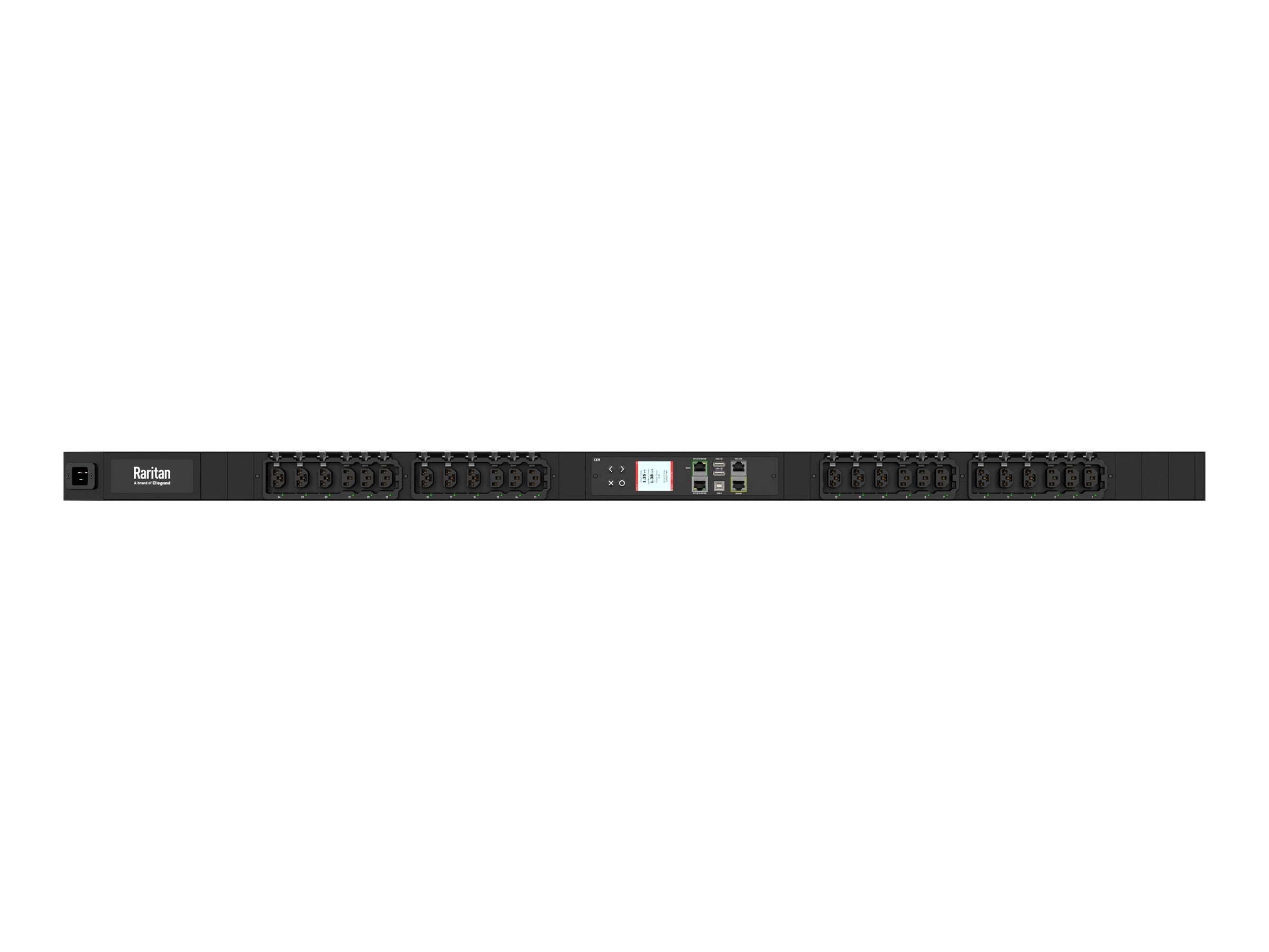 Raritan PX4-53A8C-C8E7A0 - Power distribution strip (rack-mountable) - AC 230 V - 3700 VA - 1-phase - Ethernet 10/100/1000, RS-232,