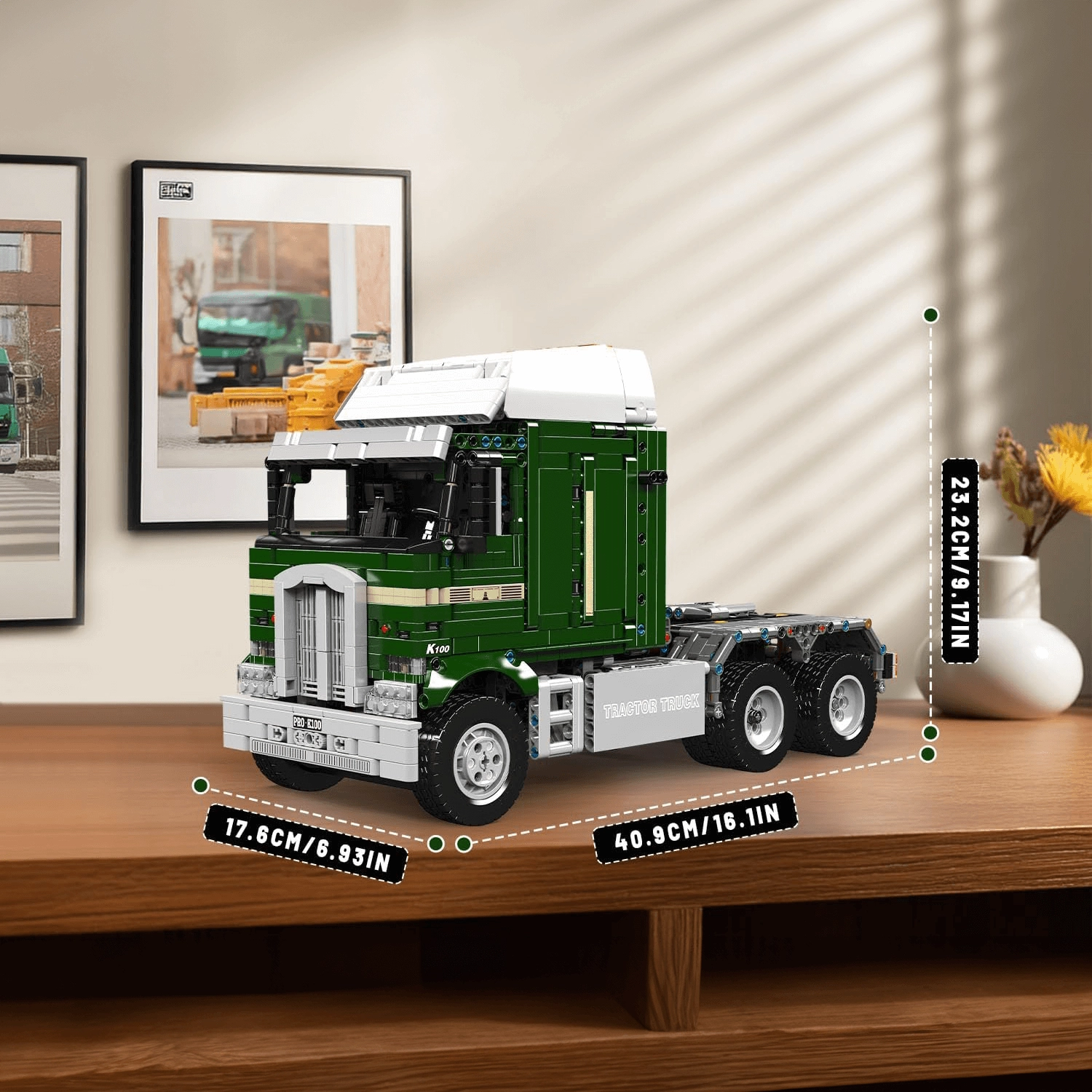 Remote Controlled 70s Cabover Truck 2180pcs