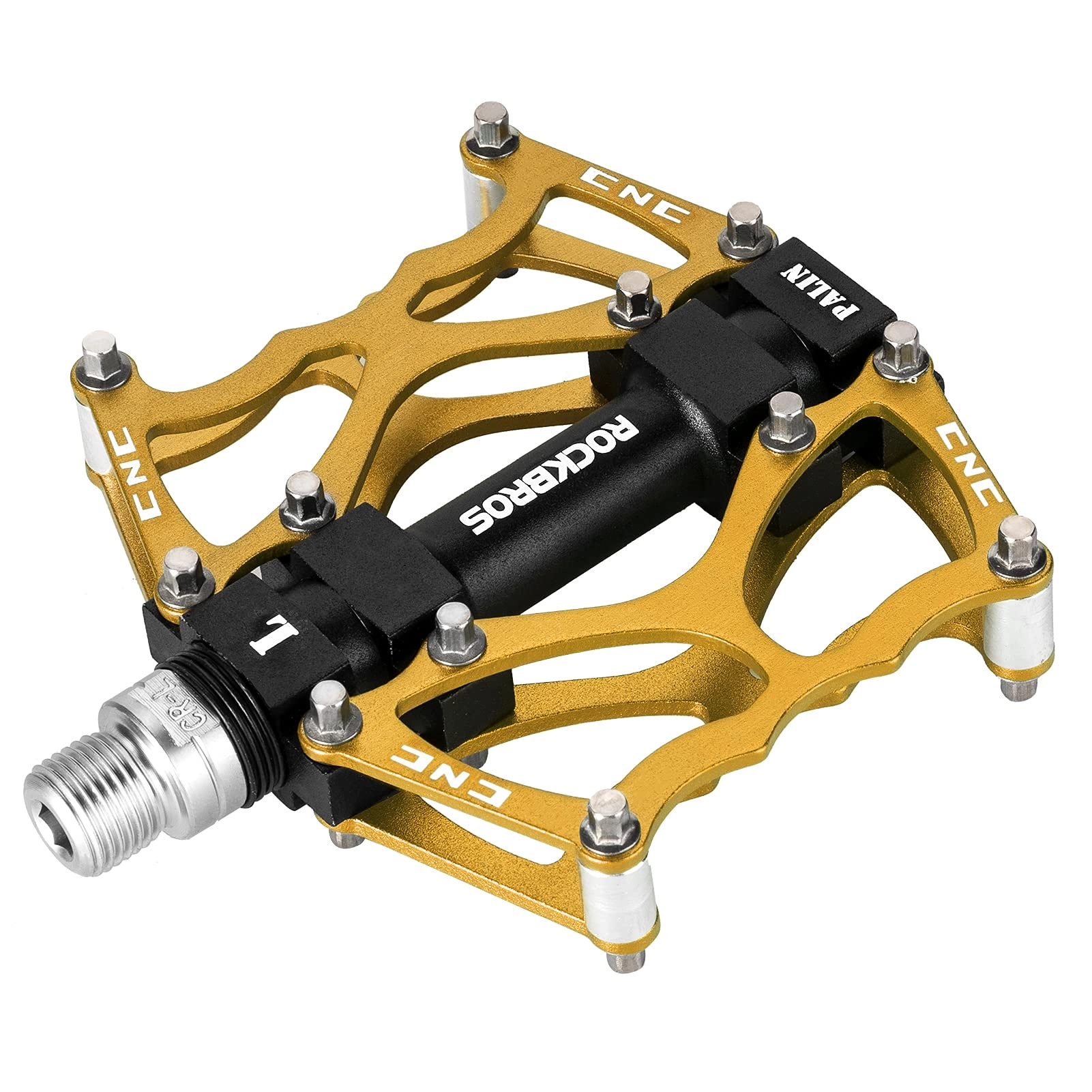 ROCKBROS Lightweight Aluminum Alloy Bike Pedals with Wide Platform Grip