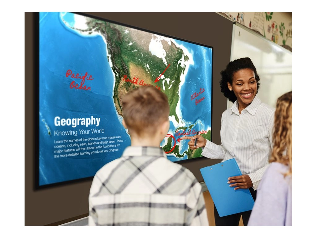 Sharp AQUOS BOARD 4W-B55FT5U - 55 Diagonal Class (54.6" viewable) - 4W-B series LED-backlit LCD display - education / business