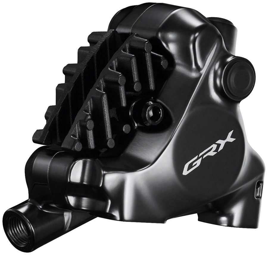 Shimano GRX BR-RX820 Hydraulic Disc Brake Caliper - Front, Flat-Mount, W/Bracket for 140/160mm Rotor (Assembled for 160mm)