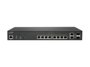 SonicWall Switch SWS12-10FPOE - Switch - managed - 10 x 10/100/1000 (PoE )   2 x Gigabit SFP - desktop - PoE  (130 W) - with 02-SSC-8370