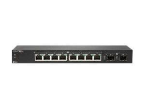 SonicWall Switch SWS12-8 - Switch - managed - 8 x 10/100/1000   2 x Gigabit SFP - desktop - NFR, demo 02-SSC-4862