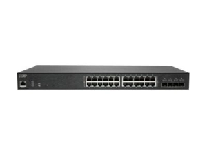 SonicWall Switch SWS14-24FPOE - Switch - managed - 24 x 10/100/1000 (PoE )   4 x 10 Gigabit SFP  - rack-mountable - PoE  (410 02-SSC-4870