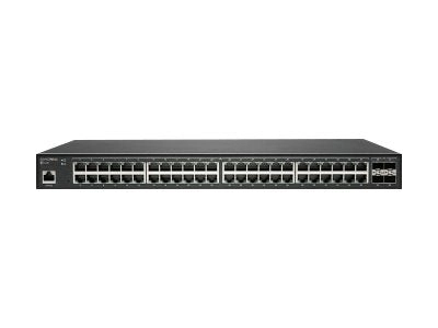 SonicWall Switch SWS14-48 - Switch - managed - 48 x 10/100/1000   4 x 10 Gigabit SFP  - rack-mountable - with 3 years 24x7 Support 02-SSC-8379