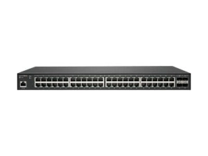 SonicWall Switch SWS14-48 - Switch - managed - 48 x 10/100/1000   4 x 10 Gigabit SFP  - rack-mountable - with 3 years 24x7 Support 02-SSC-8379