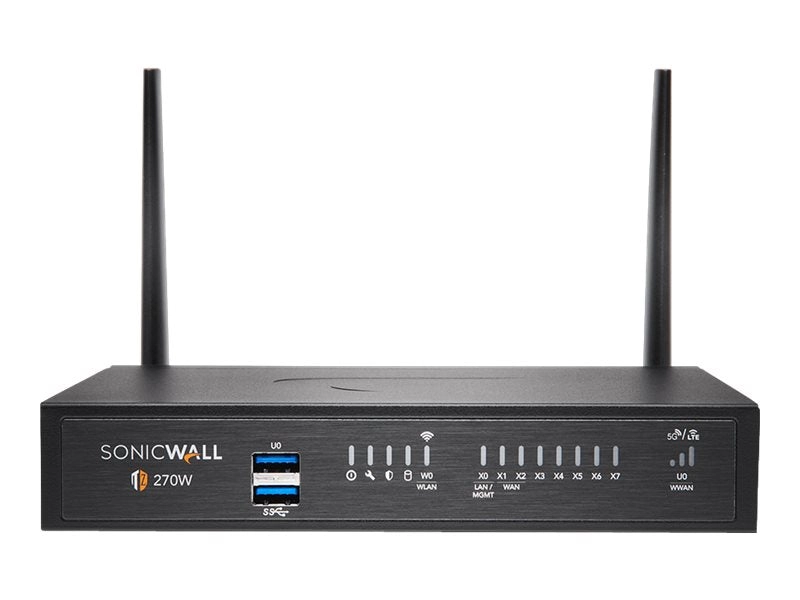 SonicWall TZ Series (Gen 7) TZ270W - TotalSecure Threat Edition - security appliance - with 3 years Threat Protection Service 02-SSC-7319