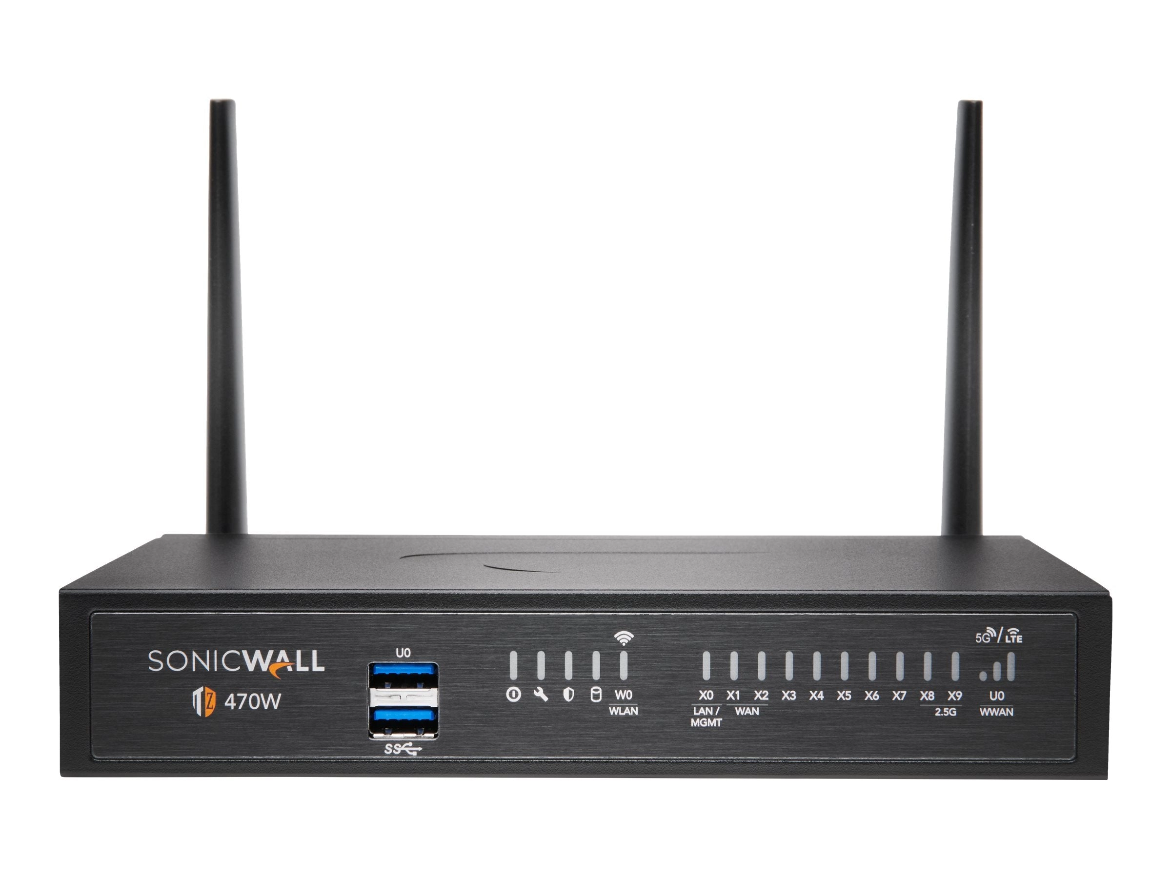 SonicWall TZ470W - Advanced Edition - security appliance - 1GbE, 2.5GbE - Wi-Fi 5 - 2.4 GHz, 5 GHz - SonicWALL Secure Upgrade 02-SSC-6815