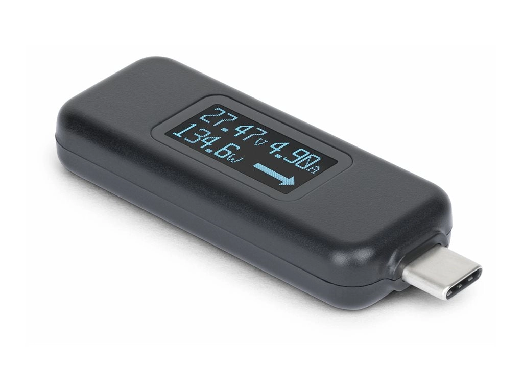 StarTech.com USB-C Power Tester, Bi-Directional Digital Voltage/Current - USB-C power tester - digital multimeter, bi-directional USBC-PWRTESTER