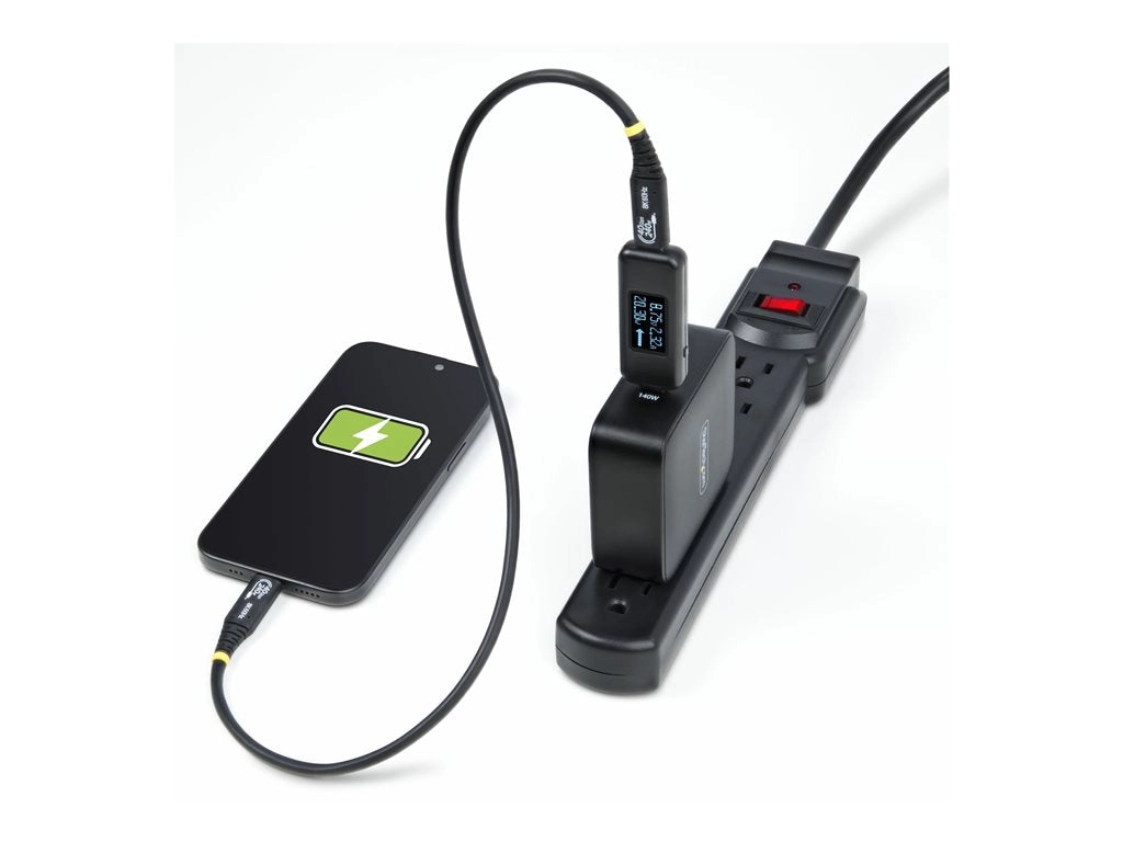 StarTech.com USB-C Power Tester, Bi-Directional Digital Voltage/Current - USB-C power tester - digital multimeter, bi-directional USBC-PWRTESTER