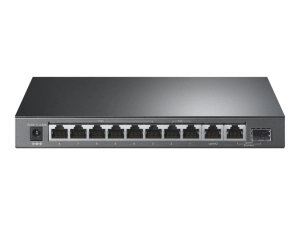 TP-Link TL-SG1210PP V1 - Switch - unmanaged - 2 x 10/100/1000 (PoE  )   6 x 10/100/1000 (PoE )   1 x combo Gigabit SFP/RJ-45