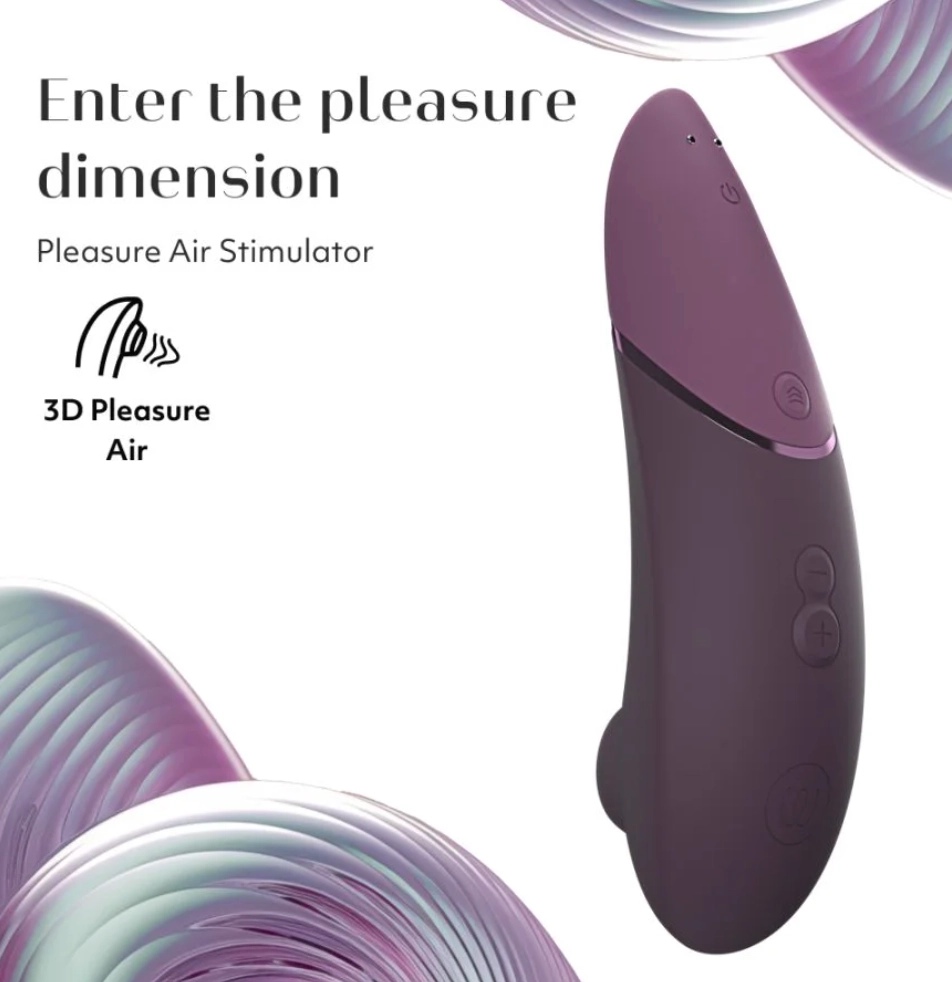 WOMANIZER NEXT CLITORAL 3D PLEASURE AIR STIMULATOR - PURPLE