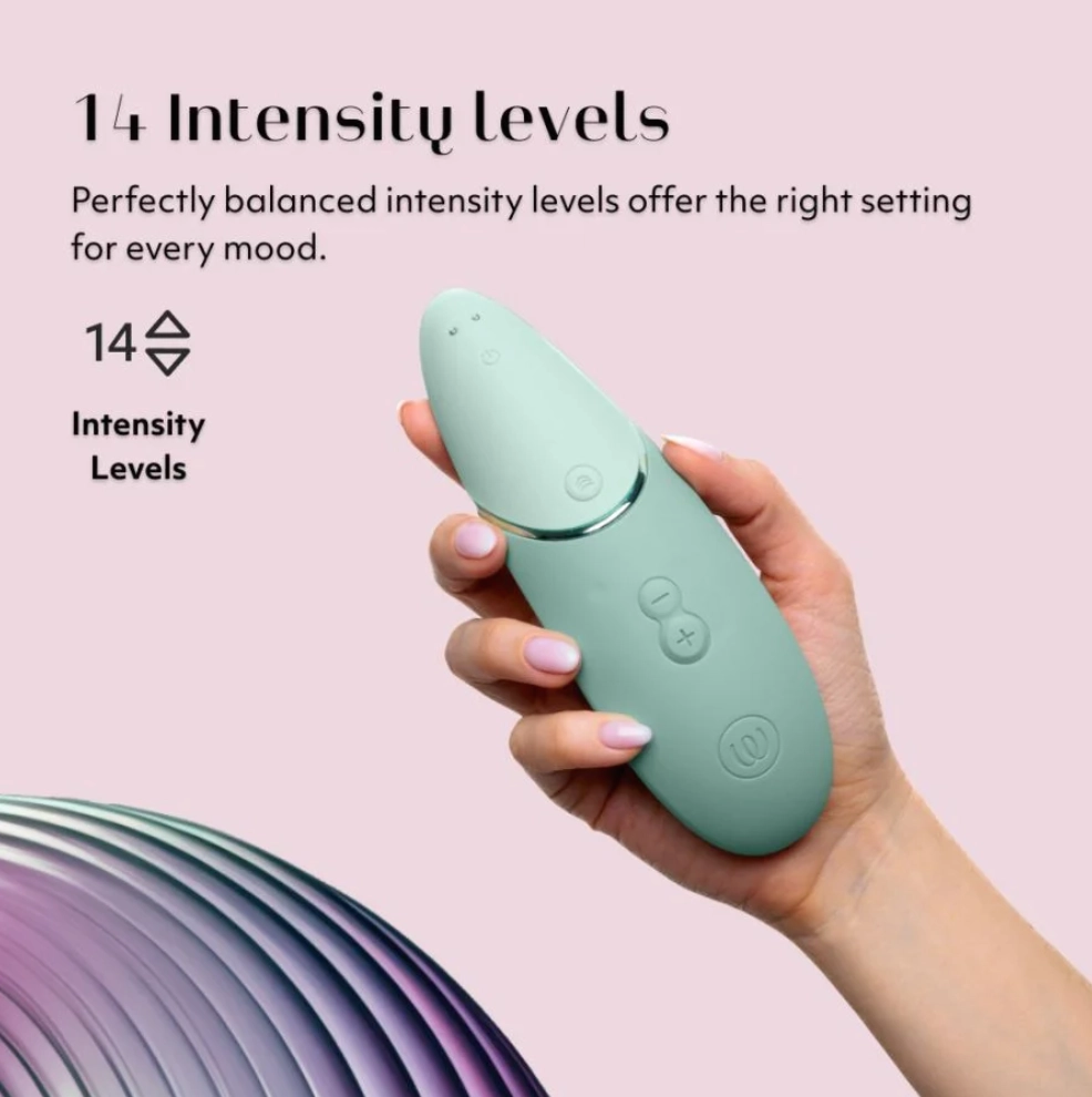 WOMANIZER NEXT CLITORAL 3D PLEASURE AIR STIMULATOR - SAGE