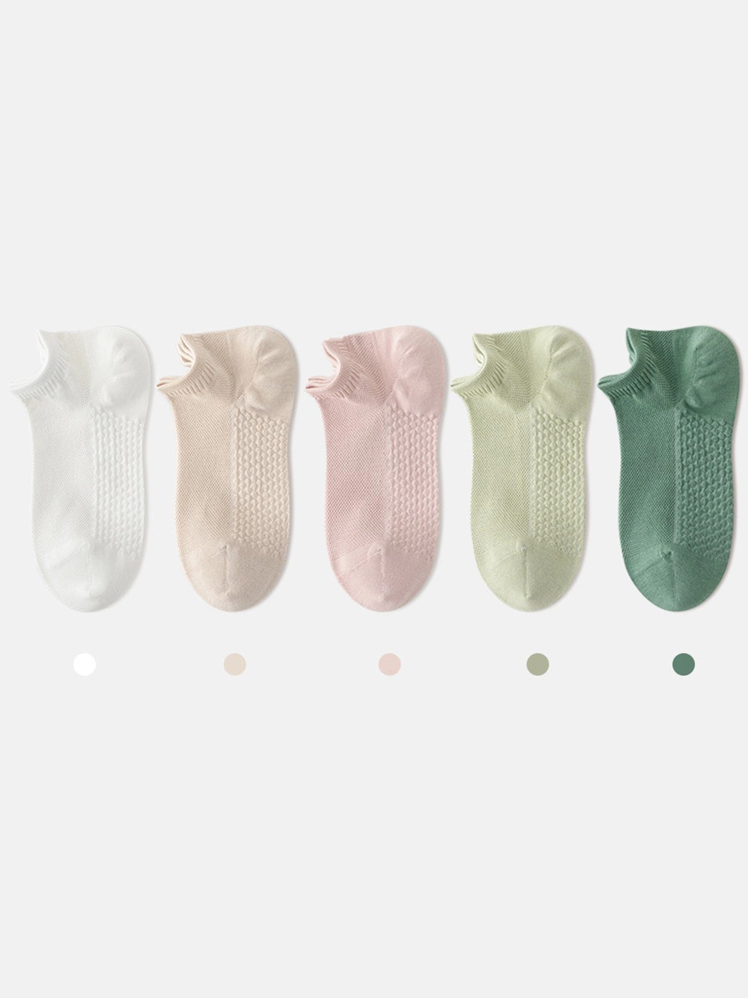 Women's Thin Cotton Mesh Breathable Ankle Socks