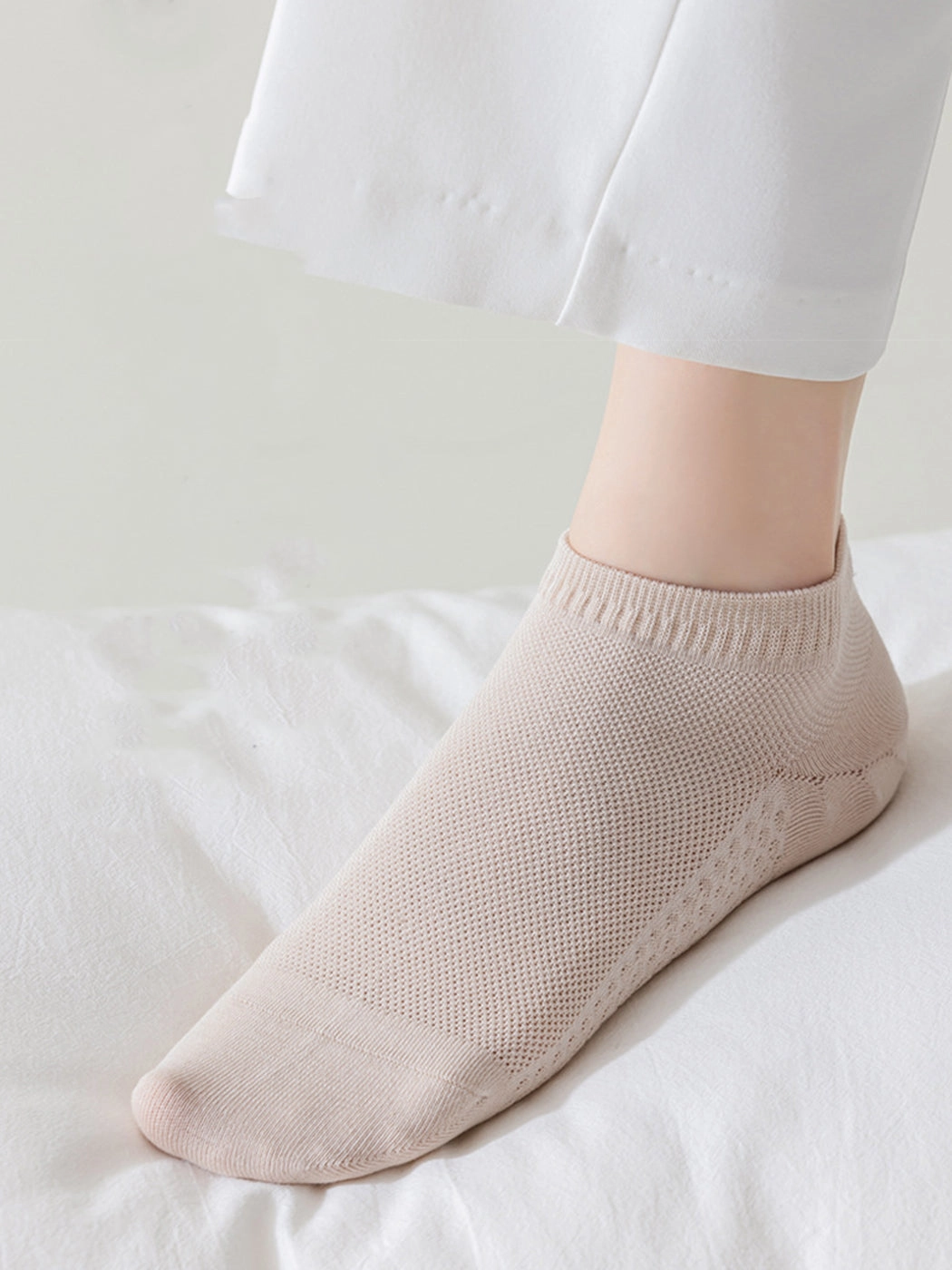 Women's Thin Cotton Mesh Breathable Ankle Socks