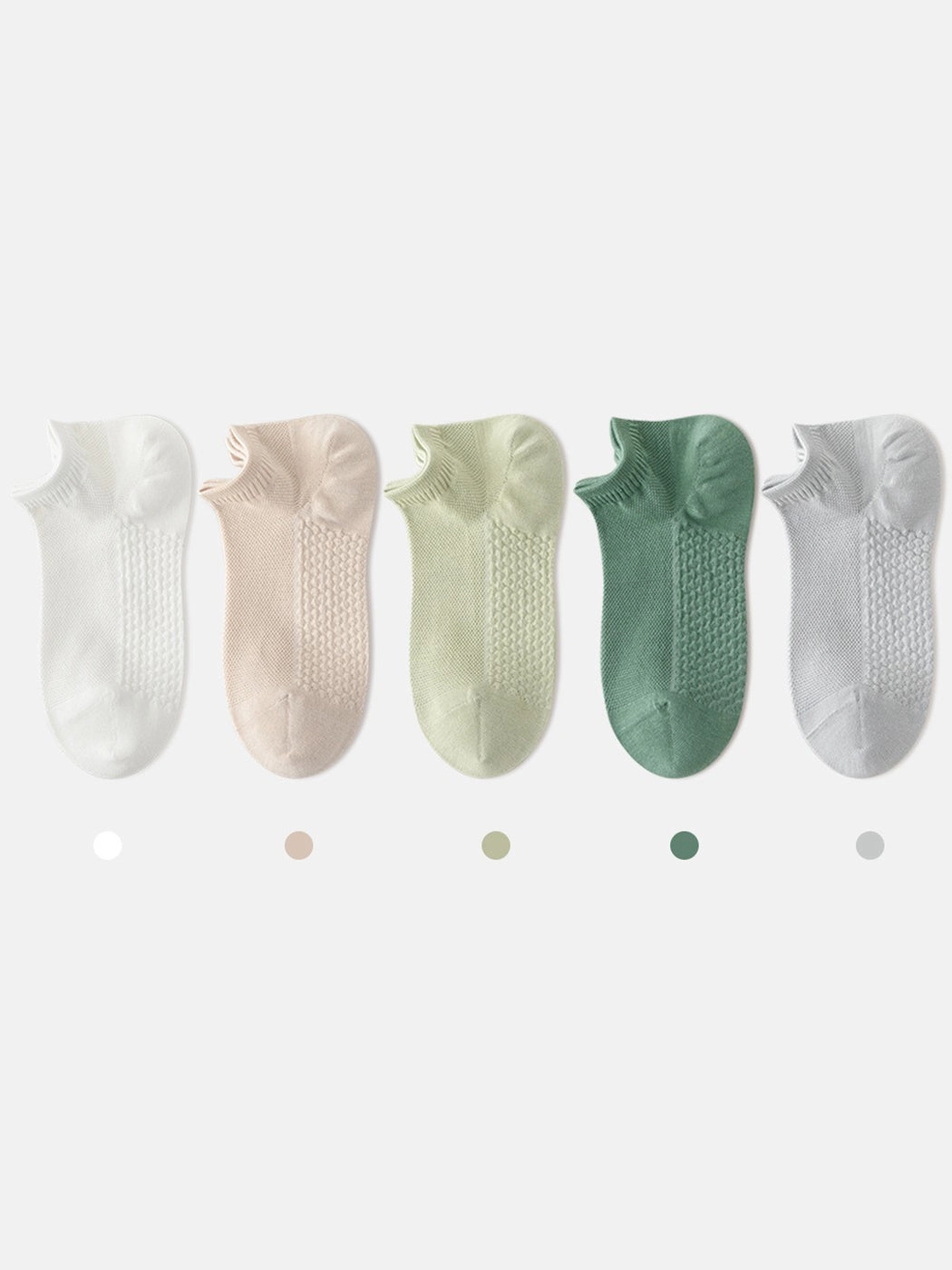 Women's Thin Cotton Mesh Breathable Ankle Socks