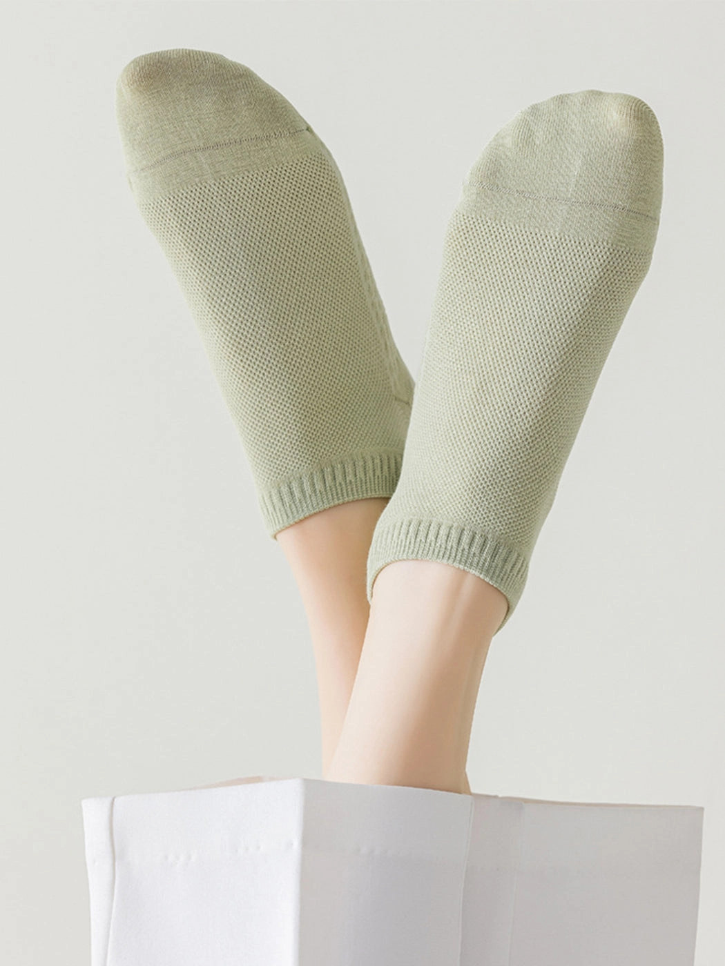 Women's Thin Cotton Mesh Breathable Ankle Socks