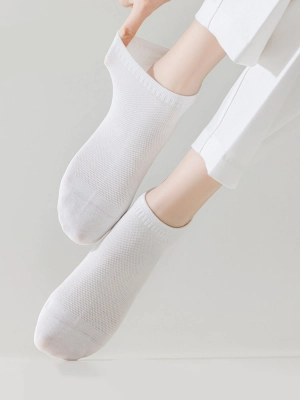 Women's Thin Cotton Mesh Breathable Ankle Socks