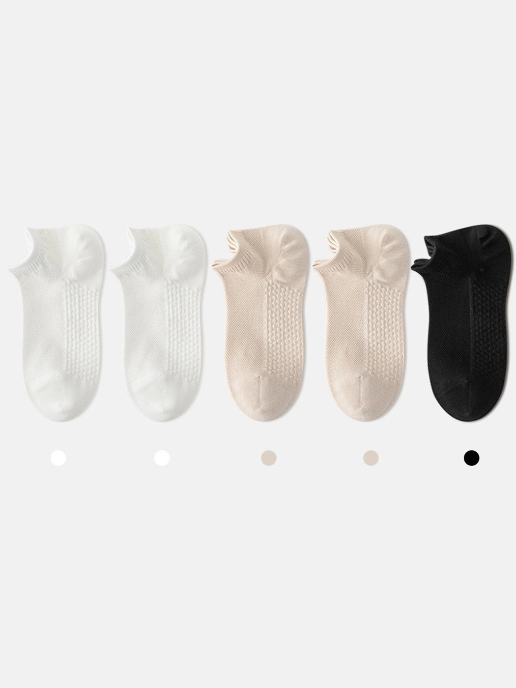 Women's Thin Cotton Mesh Breathable Ankle Socks